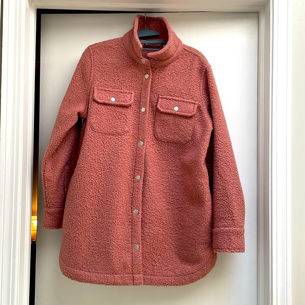 Soft Surroundings Jacket Size Medium in a Mauve/pink color! Perfect condition!